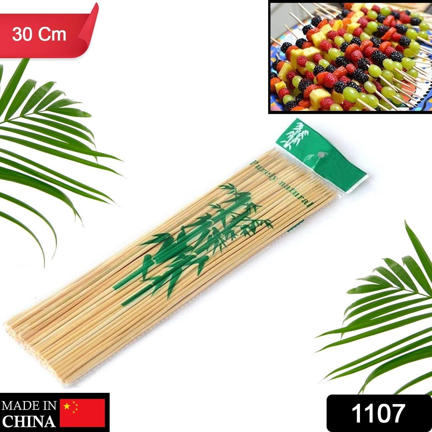 Wooden skewers for BBQ and party grilling Wooden skewers for BBQ and party grilling